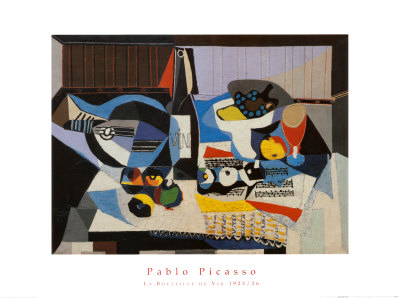 La Bouteille De Vin by Pablo Picasso Pricing Limited Edition Print image