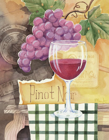 Vintage Pinot Noir by Paul Brent Pricing Limited Edition Print image
