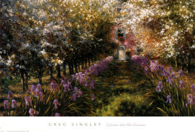 I Giardini Della Villa Montecatini by Greg Singley Pricing Limited Edition Print image