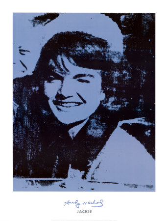 Jackie, 1964 (Blue) by Andy Warhol Pricing Limited Edition Print image