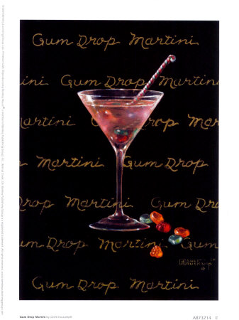 Gum Drop Martini by Janet Kruskamp Pricing Limited Edition Print image