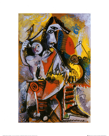 Musketeer And Cupid, C.1969 by Pablo Picasso Pricing Limited Edition Print image