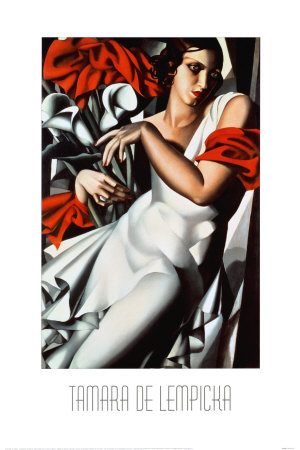 Woman In White by Tamara De Lempicka Pricing Limited Edition Print image