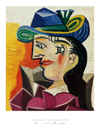 Woman With A Blue Hat by Pablo Picasso Pricing Limited Edition Print image