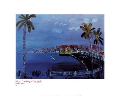 Nice, The Bay Of Angels by Raoul Dufy Pricing Limited Edition Print image
