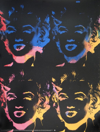 Four Marilyns, Multicolor by Andy Warhol Pricing Limited Edition Print image
