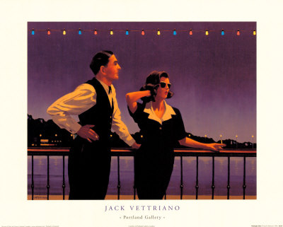Midnight Blue by Jack Vettriano Pricing Limited Edition Print image