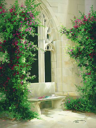 By The Bougainvillea by Joyce Birkenstock Pricing Limited Edition Print image
