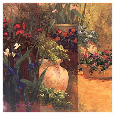 Flower Pots Right by Art Fronckowiak Pricing Limited Edition Print image