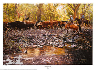 Along Eagle Creek by Tim Cox Pricing Limited Edition Print image