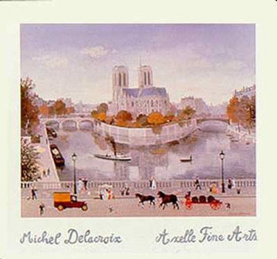 Chevet De Notre-Dame by Michel Delacroix Pricing Limited Edition Print image