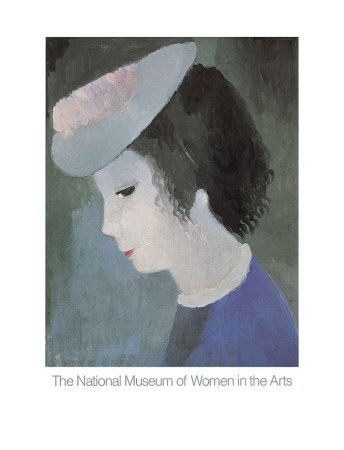 Portrait Of A Girl In A Hat by Marie Laurencin Pricing Limited Edition Print image