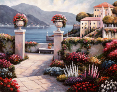Mediterranean Scenes I by John Zaccheo Pricing Limited Edition Print image