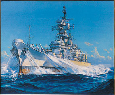 Uss New Jersey Bb-62 by James Flood Pricing Limited Edition Print image