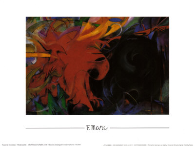 Kampfende Formen, 1914 by Franz Marc Pricing Limited Edition Print image