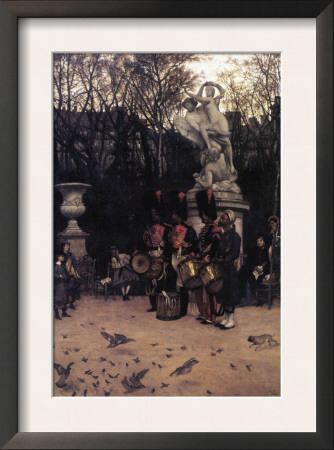 The Return March In The Tuileries by James Tissot Pricing Limited Edition Print image
