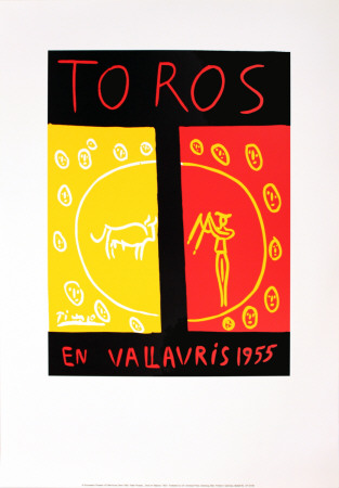 Toros En Vallauris by Pablo Picasso Pricing Limited Edition Print image