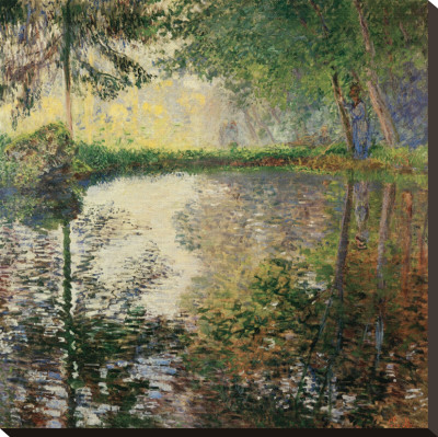 Pond At Montgeron, C.1876 by Claude Monet Pricing Limited Edition Print image