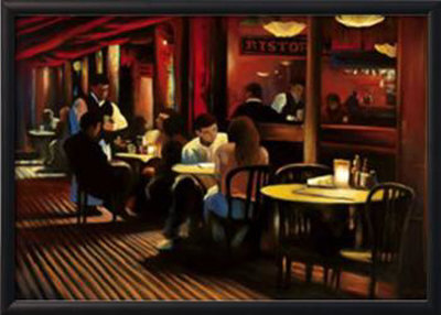 Cafe I by Carol Jessen Pricing Limited Edition Print image