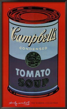 Campbell's Soup Can, 1965 (Blue & Purple) by Andy Warhol Pricing Limited Edition Print image
