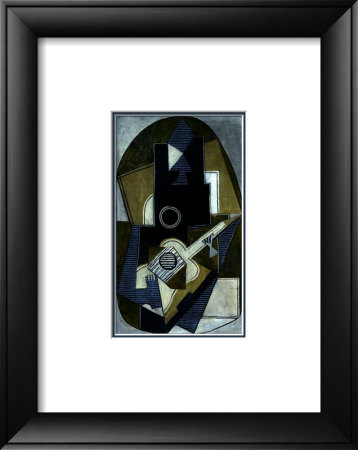 L'homme A La Guitare, 1918 by Pablo Picasso Pricing Limited Edition Print image