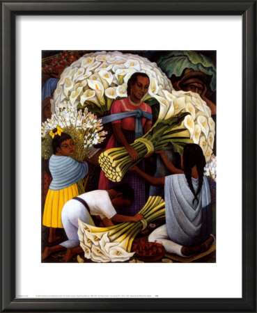 The Flower Vendor by Diego Rivera Pricing Limited Edition Print image