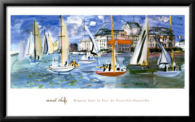 Regates Dans Le Port De Trouville by Raoul Dufy Pricing Limited Edition Print image