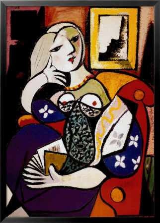 Woman With Book by Pablo Picasso Pricing Limited Edition Print image