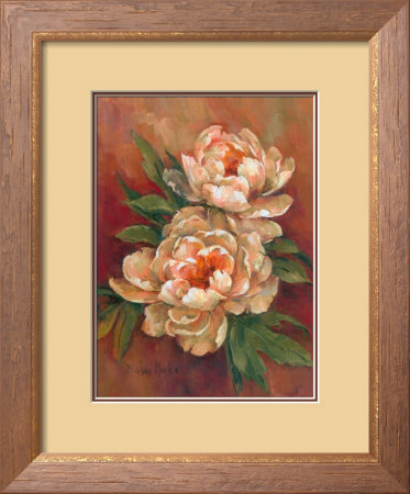 White Peonies I by Barbara Mock Pricing Limited Edition Print image