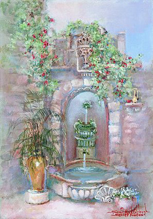 Secret Fountain by Susan Mink Colclough Pricing Limited Edition Print image