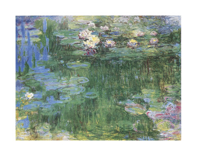 White And Purple Water Lilies, 1918 by Claude Monet Pricing Limited Edition Print image