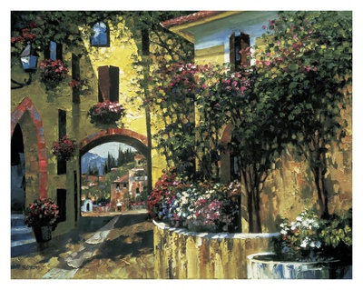 Village Balconies by Howard Behrens Pricing Limited Edition Print image