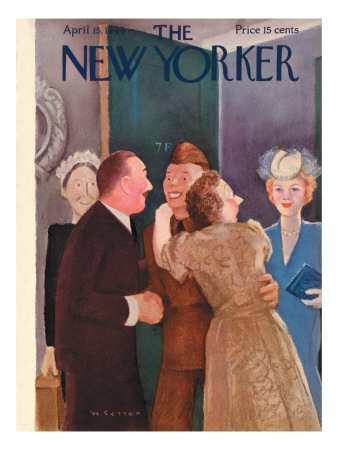 The New Yorker Cover - April 15, 1944 by William Cotton Pricing Limited Edition Print image