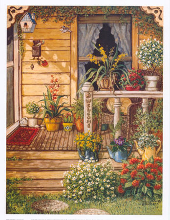 Summer Front Porch by Janet Kruskamp Pricing Limited Edition Print image