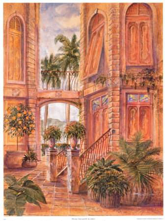 Havana Courtyard Ii by Steve Butler Pricing Limited Edition Print image
