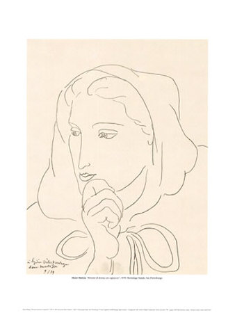 Portrait Of A Woman by Henri Matisse Pricing Limited Edition Print image