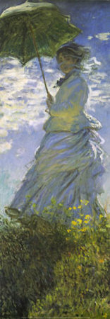 The Walk, Woman With A Parasol, 1875 by Claude Monet Pricing Limited Edition Print image