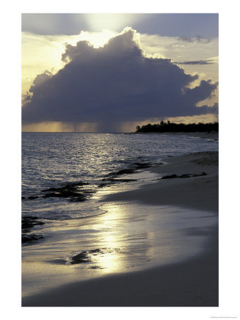 Rouge Beach On St. Martin, Caribbean by Robin Hill Pricing Limited Edition Print image