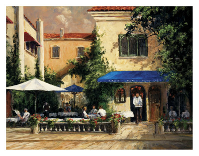 Cafe Bar by Art Fronckowiak Pricing Limited Edition Print image