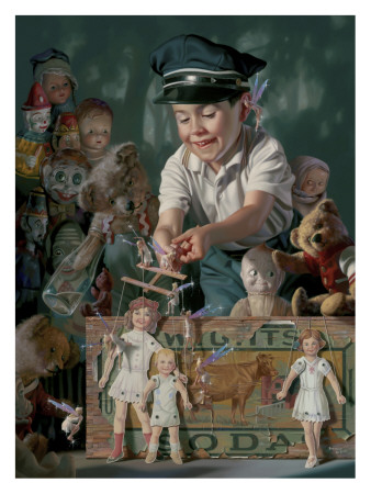 The Puppeteer by Bob Byerley Pricing Limited Edition Print image