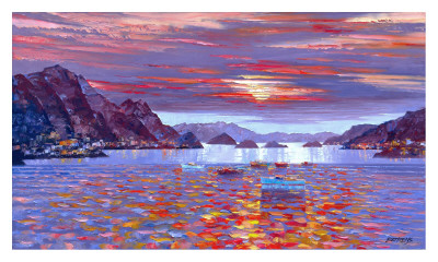 Amalfi Sunset by Howard Behrens Pricing Limited Edition Print image