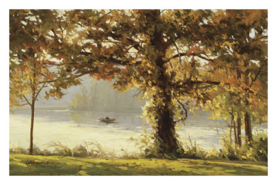 Autumn Comes To Cove Lake by John Pototschnik Pricing Limited Edition Print image