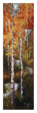 Autumn Birch Falls by Art Fronckowiak Pricing Limited Edition Print image