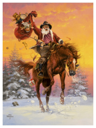 The Horse With Christmas Spirit by Jack Sorenson Pricing Limited Edition Print image