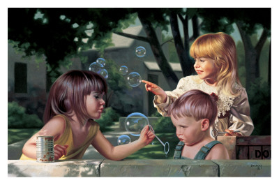 Bubbles by Bob Byerley Pricing Limited Edition Print image