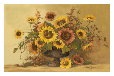 Sunflower Sunset by Barbara Mock Pricing Limited Edition Print image