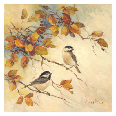 Birds Of Autumn Ii by Barbara Mock Pricing Limited Edition Print image