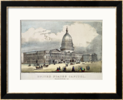 United States Capitol by Currier & Ives Pricing Limited Edition Print image