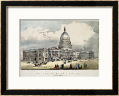 United States Capitol by Currier & Ives Pricing Limited Edition Print image