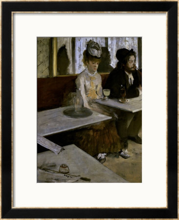 In A Cafe (The Absinthe) by Edgar Degas Pricing Limited Edition Print image